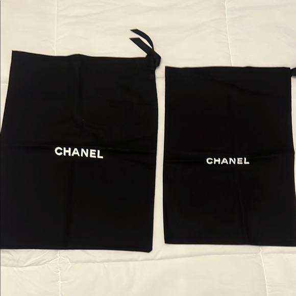 CHANEL Accessories - Chanel Black Dust Bags Set
